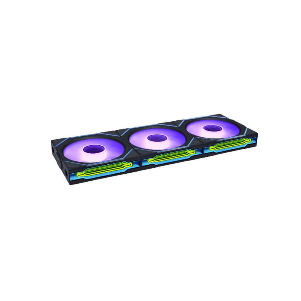 Lian Li Uni Fan SL-INF Wireless 120 120mm Triple Pack Case Fan - Black