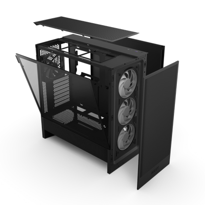 NZXT H5 Flow RGB 2024 Edition E-ATX Mid Tower Case