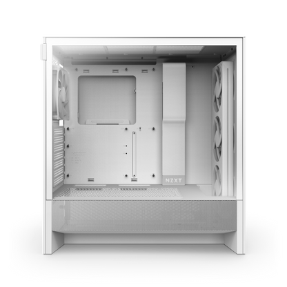 NZXT H5 Flow RGB 2024 Edition E-ATX White Mid Tower Case