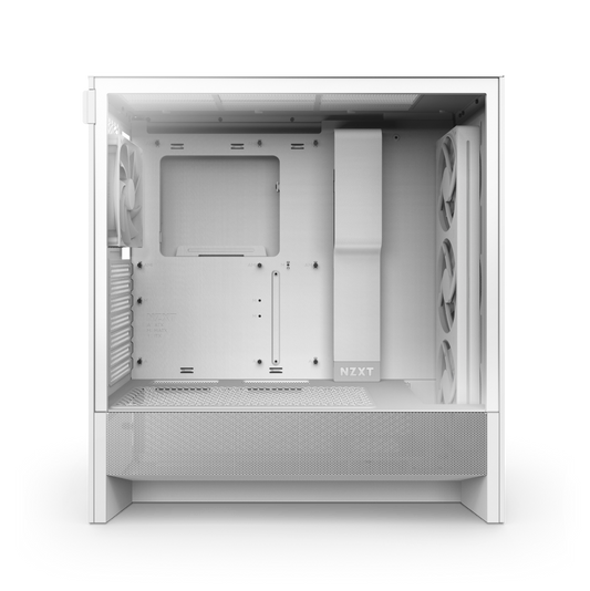 NZXT H5 Flow RGB 2024 Edition E-ATX White Mid Tower Case