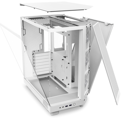 NZXT H6 Flow RGB (ATX) Mid Tower Cabinet (White)