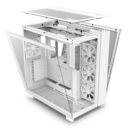 NZXT H9 Elite (ATX) Mid Tower Cabinet (White)