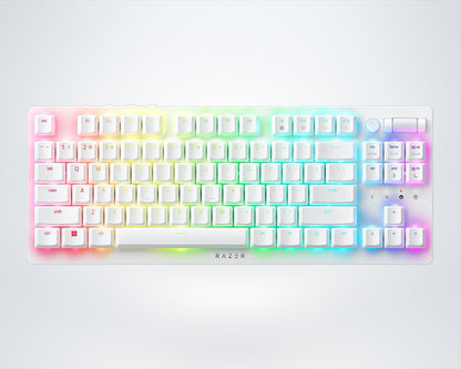 Razer DeathStalker V2 Pro Tenkeyless Wireless Gaming Keyboard Low-Profile Linear Optical Red Switches (White)