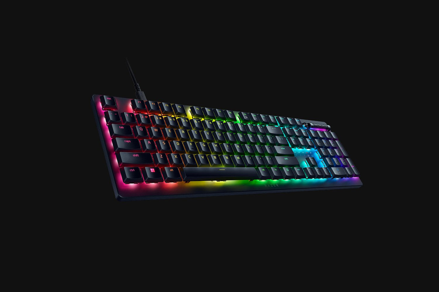 Razer DeathStalker V2 Gaming Keyboard - Clicky Optical Purple Switches
