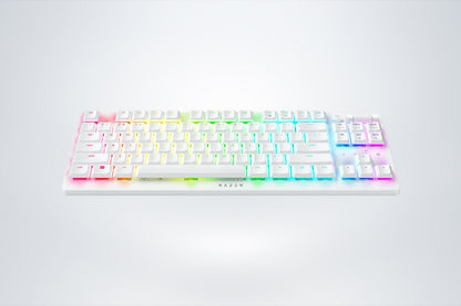 Razer DeathStalker V2 Pro Tenkeyless Wireless Gaming Keyboard Low-Profile Linear Optical Red Switches (White)