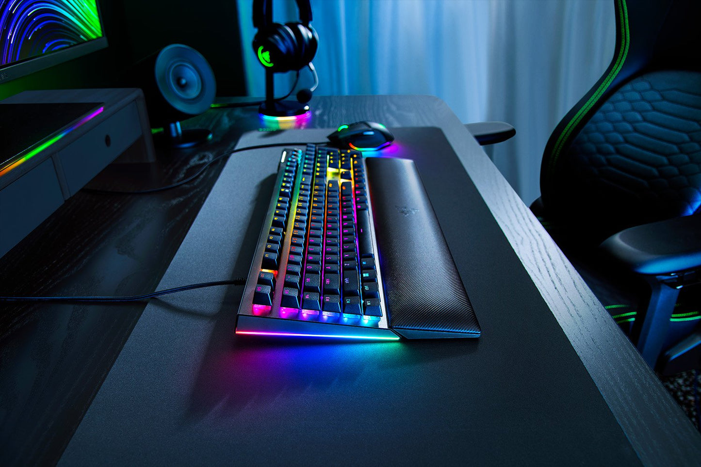 Razer BlackWidow V4 Mechanical Gaming Keyboard with Yellow Switches