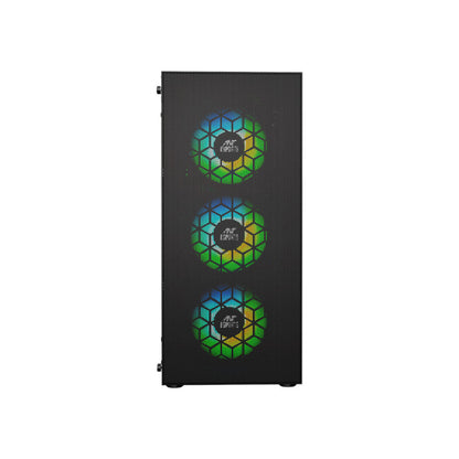Ant Esports ICE-110 (E-ATX) Mid Tower Gaming Cabinet - Black