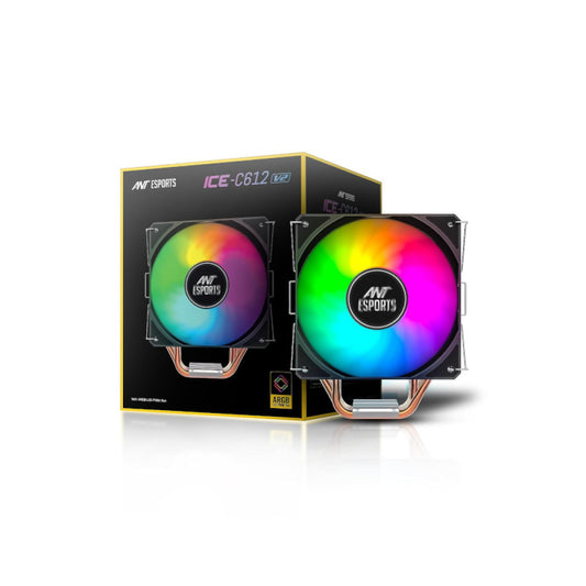 Ant Esports ICE-C612 V2 Rainbow LED CPU Air Cooler