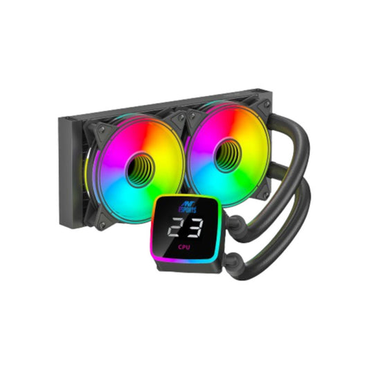 Ant Esports ICE-Flow 240 ARGB CPU Liquid Cooler - Black