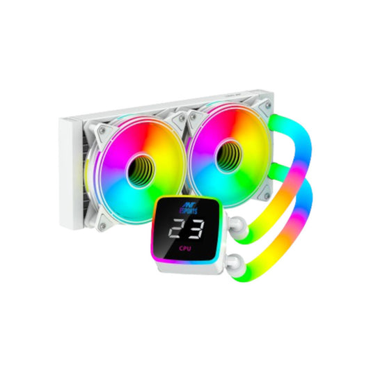 Ant Esports ICE-Glow 240 ARGB CPU Liquid Cooler - White