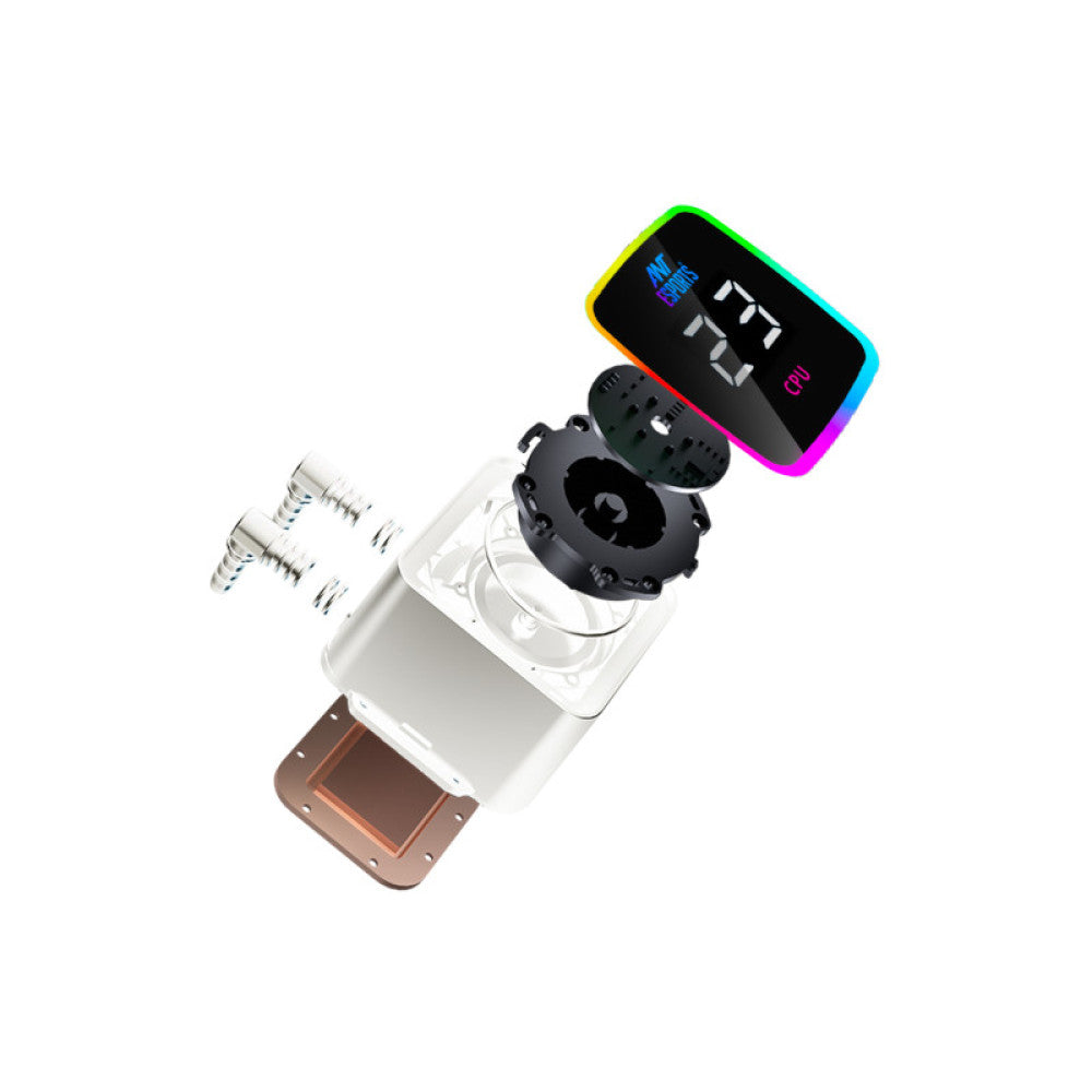 Ant Esports ICE-Glow 240 ARGB CPU Liquid Cooler - White
