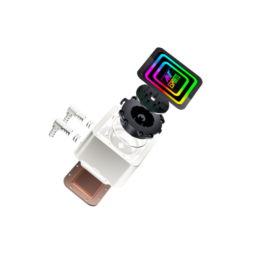 Ant Esports ICE-Infinite 240 ARGB CPU Liquid Cooler - White