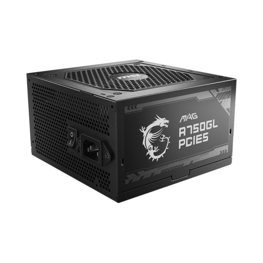 MSI MAG A750GL PCIE5 750W 80 Plus Gold Fully Modular Power Supply