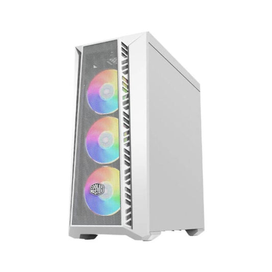 Cooler Master MasterBox 520 Mesh ARGB Mid Tower Cabinet - White