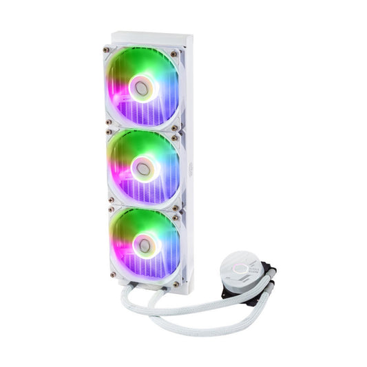 Cooler Master MasterLiquid 360L Core ARGB Liquid CPU Cooler - White