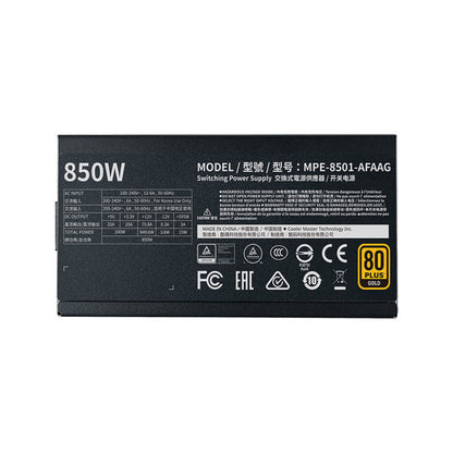 Cooler Master MWE 850 Watt V2 80 Plus Gold Certified Fully Modular Power Supply