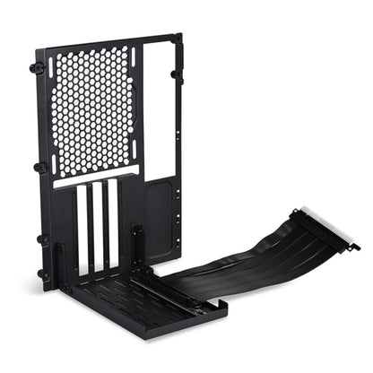 Lian Li O11D-Mini (PCI-E 4.0 x16) Vertical GPU Bracket Kit with 200mm Riser Cable for O11D Mini - Black