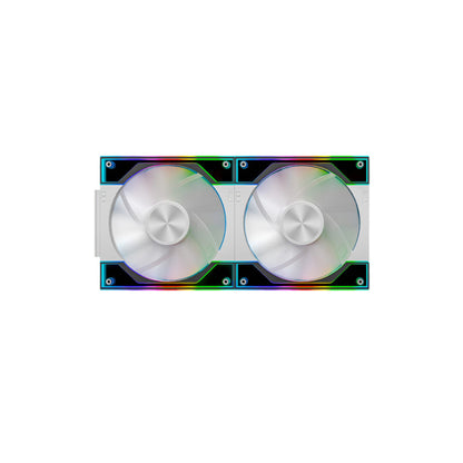 Ant Esports Quartzflow 120mm 3 in 1 ARGB Case Fan Kit – White