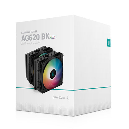 Deepcool Gammaxx AG620 ARGB 120mm Dual Fan CPU Air Cooler