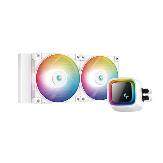 Deepcool LS520 240mm Liquid CPU Cooler - White