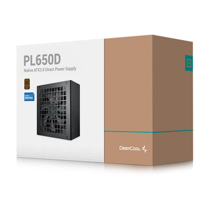 Deepcool PL650D 650 Watt 80 Plus Bronze ATX 3.0 Power Supply