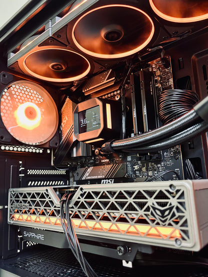 Hardware Nest Beatz (AMD Ryzen 5 9600X / AMD RX 9060 XT OC 16GB / RGB 32GB DDR5 RAM / 1TB M.2 Gen4 SSD) Pre Built PC for 2K AAA Gaming