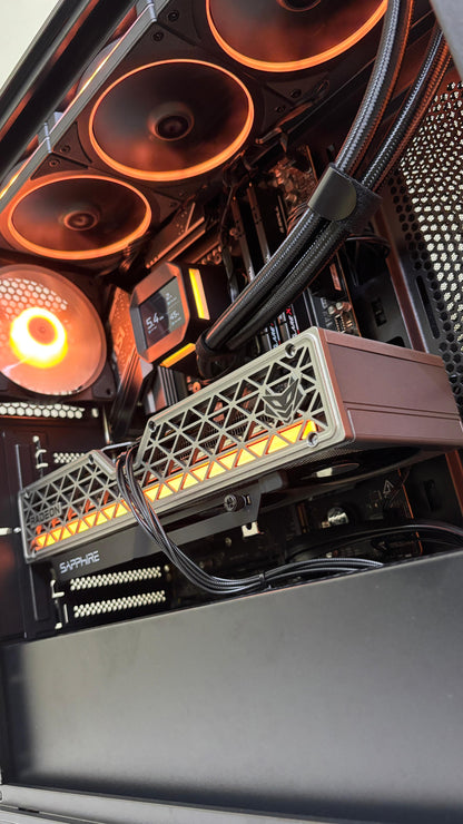 Hardware Nest Beatz (AMD Ryzen 5 9600X / AMD RX 9060 XT OC 16GB / RGB 32GB DDR5 RAM / 1TB M.2 Gen4 SSD) Pre Built PC for 2K AAA Gaming