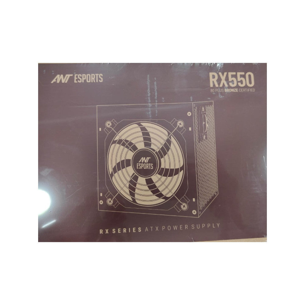 Ant Esports RX550 - 80 Plus Bronze Certified 550 Watt Non-Modular Power Supply