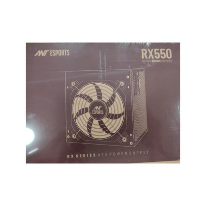 Ant Esports RX550 - 80 Plus Bronze Certified 550 Watt Non-Modular Power Supply