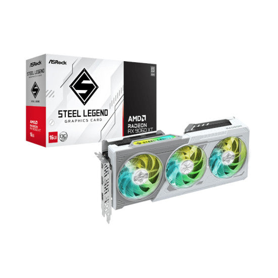 ASRock AMD Radeon RX 9060 XT Steel Legend OC 16GB GDDR6