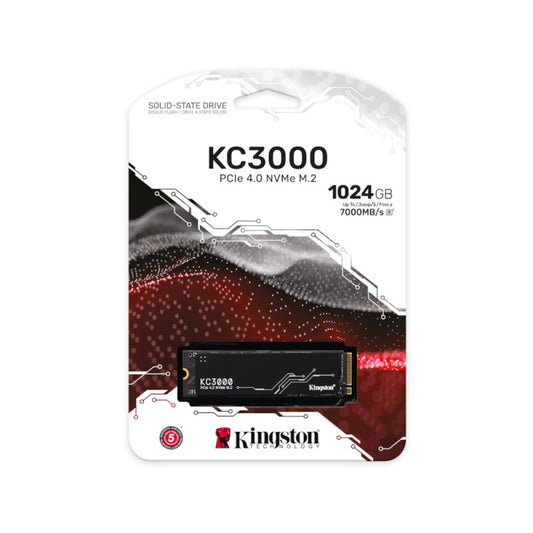 Kingston KC3000 1TB PCIe Gen4 NVMe M.2 SSD