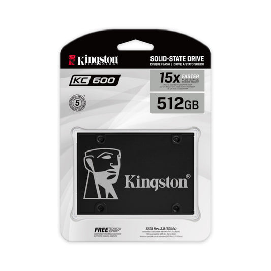 Kingston KC600 512GB SATA 2.5 Inch SSD
