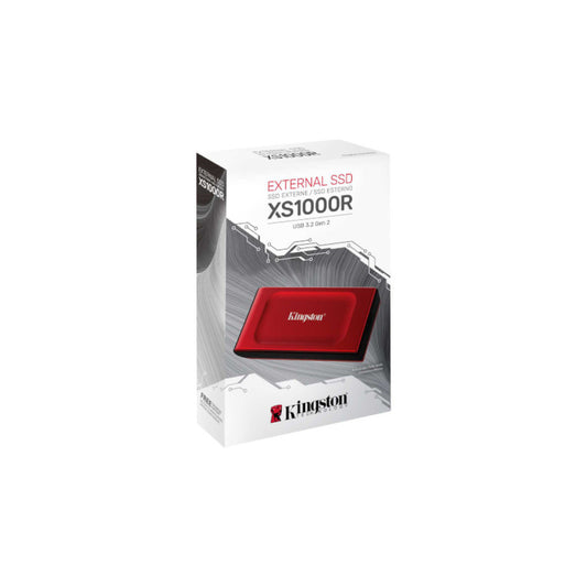 Kingston XS1000 2TB External SSD - Red
