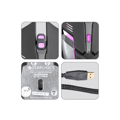Combo Zebronics Zeb-Transformer 1 Gaming Keyboard + Gaming Mouse
