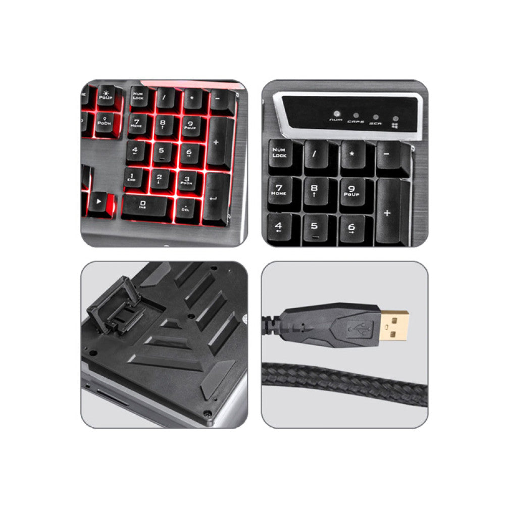 Combo Zebronics Zeb-Transformer 1 Gaming Keyboard + Gaming Mouse